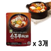참스토리 순두부찌개 양념장 250g 3개 해물맛, 상세페이지 참조, 상세페이지 참조, 상세페이지 참조