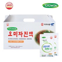 강원식품 오미자진액 100mL 30포, 60포