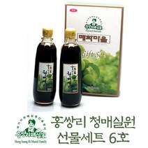 홍쌍리청매실 선물세트 6호(600ml*2병), 03 청매실 선물세트6호, 600ml