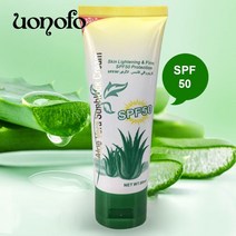 스킨 케어 알로에 베라 spf 50 페이셜 바디 선스크린 크림 썬블록 스킨 프로텍션 크림 스킨 화이트닝 안티 에이징 크림