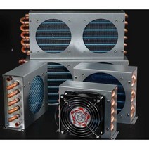 판형 열교환기 냉각팬 물콘 수냉식 공냉식 쿨러 동관 농막, 1x4x90