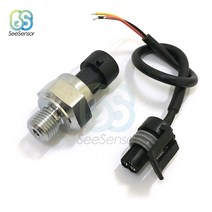 압력송신기 EBOWAN-DC 5V G1/4 압력 센서 트랜스미터 변환기 1.2 MPa 174 PSI 수성 가스 오일용, 한개옵션0