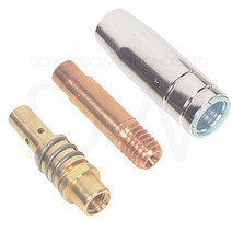 미그팁 미그노즐 미그홀더 논가스용접기소모품, 미그팁 0.8mm((M6 x 6 x 25), 1개
