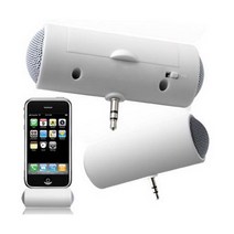 휴대폰 스피커 프로텍터 3.5mm 미니 스테레오 스피커 MP3 MP4 휴대폰 USB 파워 앰프 태블릿 dq drop|Portable Speakers|, 1개, 프랑스, WHITE