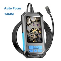내시경카메라 누수탐지기 ENWOR-자동 초점 내시경 HD1944P 5.0MP 자동 4.5 인치 IPS 화면 IP68 방수 렌즈 보어스코프 카메라 디스플레이 2600m, [01] 2m, [02] 14mm, 02 14MM Auto Focus_01 2m
