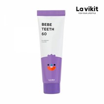 라비킷 베베티스60 무불소 아기치약(60g)(블루베리향)(36개월미만), 단품