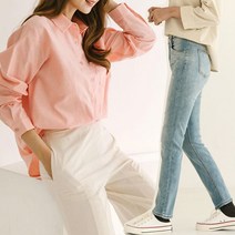 자체제작 빅사이즈 여성의류 데일리 루즈핏 편안한 착용감 여유핏 스판 밴딩 보이핏 일자핏 데님 청바지 팬츠 셔츠 블라우스 점프수트 정장세트