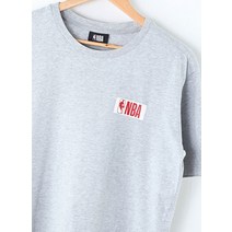 (L)엔비에이 반팔 티셔츠 면 놈코어 그레이53