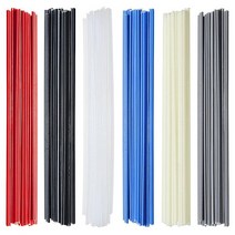Vignee 60피스 플라스틱 용접봉-PP/PVC/PE/ABS/플라스틱 용접봉 키트 자동차 범퍼 수리용(베이지/화이트/그레이/블랙), Blue
