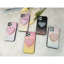 [제작] 마그네틱 도어범퍼 하트 골드톡 그라데이션 케이스_아이폰/갤럭시/LG