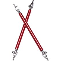 에어댐 호환용 유니버설 프론트 범퍼 립 스플리터 스트럿로드 타이 서포트 바 폭스 바겐 골프 6 MK6 GTI 2, 16 20cm Blue
