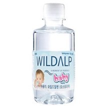 waterlime 와일드알프 베이비워터 먹는샘물 지하암반수 250ml, 5개