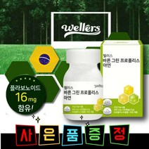 브라질 그린 프로폴리스 아연 60C 항산화 면역력 영양제, 1개, 60정