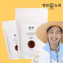 청년농원 칡차 티백 100% 국산 순수 칡 갈근 으로 만든 건강차 대용량 전통차, 1g, 50개입, 2개