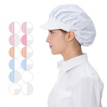 예경 위생모 위생조리모 조리모 위생모자 주방모자, 1개, PO-604(흰색 반망사)