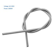 니크롬선 열선 0.1 1mm 0.5mm 2개/대 AC 220V 1500W 가마로 가열 요소 코일 높은 저항 와이어 Restring 히, 04 1pc 2500W