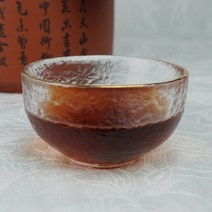 한차원 금테 넓은 유리잔 (7.5x4.5cm), 1P, 유리