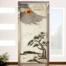 1300K io274 한국의 미소나무 위로뜬 달, 상세설명 참조