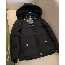 강아지 겨울 가을 옷 패딩 여성 가위털 다운 재킷 여우 모피 칼라 탈착식 후드 짧은 따뜻한 코트 두꺼운 여성용 의류 3Q, 8.Black - M