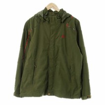 코오롱스포츠 카키 무지 폴리 아웃도어자켓 남자 S