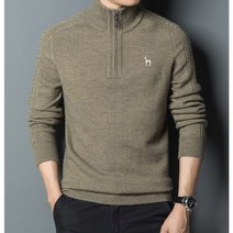 HAZZYS 남성 캐주얼 스웨터 헤지스 반목 터틀넥 집업 니트+사은품 증정