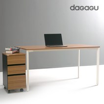 다가구 페르마타 1600 x 600 컴퓨터책상 스탠다드 타입, 지브라(상판):아이보리(프레임)