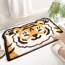 초이템 극세사 타이거 발매트 욕실발매트 주방발매트 현관발매트 호랑이발매트 1WA94823, 네발