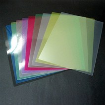 피앤오 제본표지 컬러PP사선100매, A4, 흰색