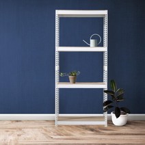 스피드랙 무볼트 조립식 앵글 철제 선반 4단 1500 x 700 x 900, 블랙, 9mm 양면코팅 보드, 색상