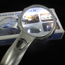 [ATOZ]65mm 썬라이트 LED 돋보기 4배율 휴대용 LED확대경, 상세페이지 참조, 상세페이지 참조