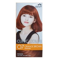 꽃을든남자 크리닉 칼라 염색약(O7 오렌지브라운), 꽃을든남자 크리닉 칼라 염색약(
