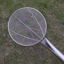 뜰채프레임 접이식 뜰채 살림망 민물 통발 보강 가장자루 대튀김 스테인리스 스틸 대루수저 스틸 실루수저 긴손루수저 그물망 강선자루, 05 지름22손잡이가 길다32(두꺼움3선)총길이52