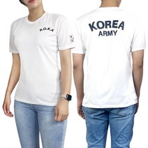 메이크잇 ROKA 로카티 육군 반팔티 군용 반팔 티셔츠 화이트 2p
