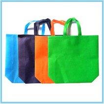 다용도 부직포가방 판촉물 신발주머니 마트 장바구니형 색상 인쇄가능, 네이비