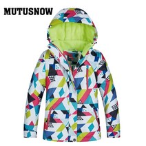 Mutusnow 키즈 스키 자켓 겨울 어린이 방풍 방수 슈퍼 따뜻한 스키 옷 소녀 스노우 코트 -30 겨울 스노우 보드 자켓