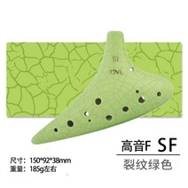 청오카리나 오카리나 가격 배우기Ocarina TNG 12 홀 알토 C 소프라노 F G, 소프라노 F 그린