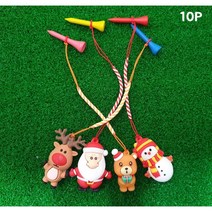 버디친구 산타피규어10P 골프용품 홀인원 알바트로스, 브라운곰10P