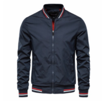 남성용 알럽홈 슬림 라인 블루종 재킷