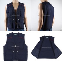 네이비 집업조끼 편의점조끼 봉사활동조끼 자원봉사자 작업 봄 가을