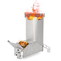 무연통펠렛난로 안전망 투입구 불멍 캠핑 화목 난로 Lixada Outdoor Wood Stove Collapsible Burning Stain, 01 WHITE