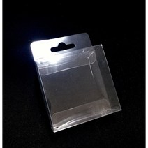 PVC 투명 사각 상자 케이스 선물 포장 케이스, 100개