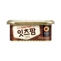 청정원 맛있는밑반찬 잇츠팜 통조림 햄 순돈육 추천 자취 캠핑음식 115g 간단한요리 간편식, 24개