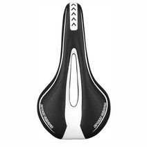 MTB 산악 도로 자전거 좌석 편안한 젤 자전거 안장 충격 방지 사이클링 쿠션 운동 자전거 안장 남성 및 여성용, Type D White