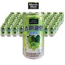 미닛메이드 스파클링 청포도 185ml x 90캔, 2개