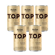동서 티오피 마스터라떼 200ml x 36개 라떼캔커피