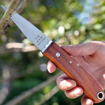 묘목 분경 원목손잡이 접이식 탄소강 접목칼 1P, 본품(1150)