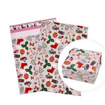 택배 비닐 종이 상자 박스 팩 10PCS 10x13 quot25x33cm 핑크 인쇄 된 폴 리 메일러 포장 봉투 저장 가방 의류, [02] Halloween
