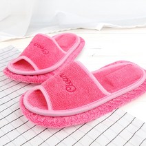 라이펀 극세사 청소실내화 + 리필 5족, 핑키