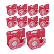 OPLUS 스카치테이프 전단테이프 마트테이프 다용도 12mm x 30m 10개입, oplus 테이프 10EA