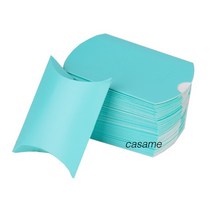 옥수수완충제 종이완충제 친환경포장지 10/20/30Pcs 다채로운 베개 사탕 상자 크래프트 종이 크리스마스 선, 09 Mint_02 20 pcs